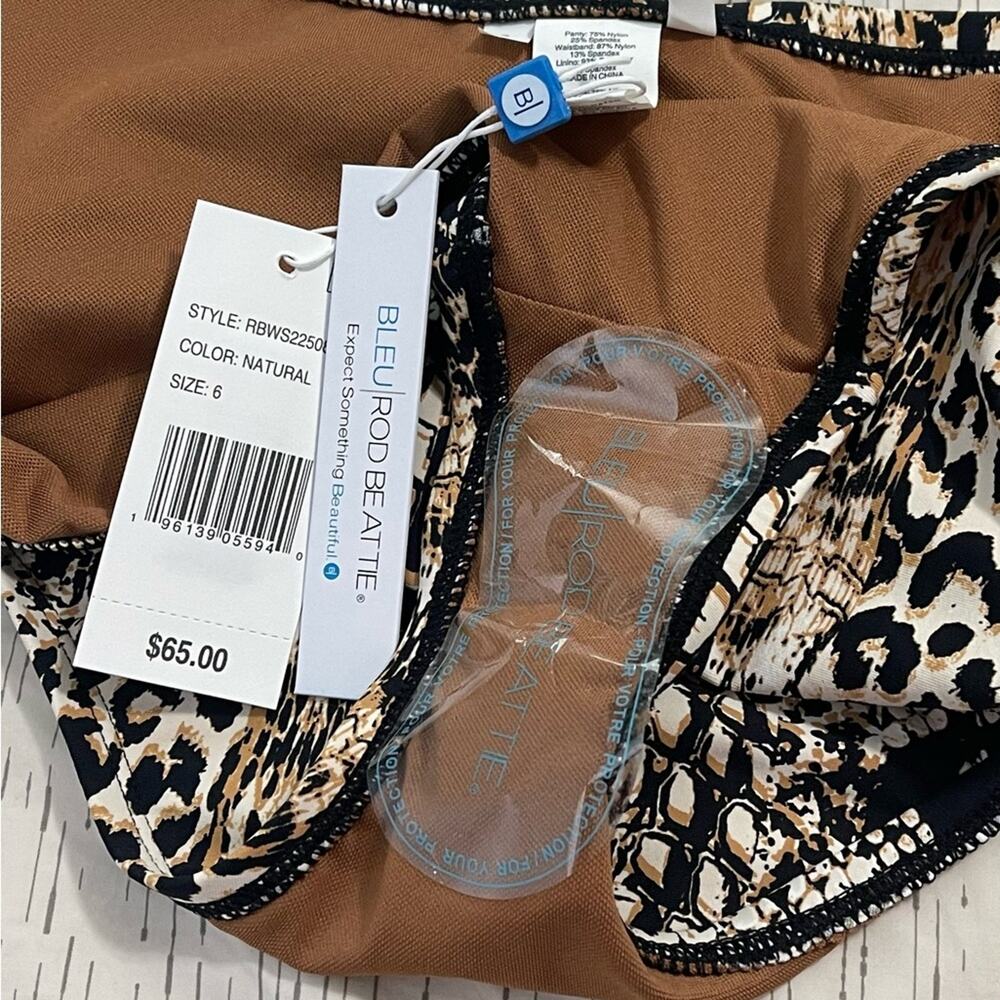 Bleu Rod Beattie High Waisted Animal Print Bikini Bottom - Picture 5 of 5